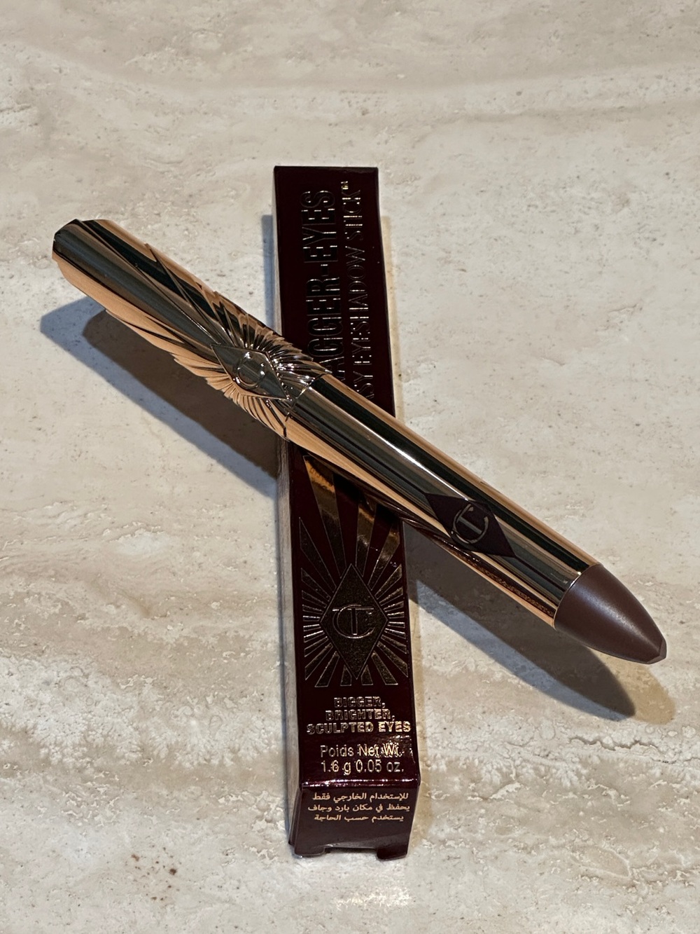 Charlotte Tilbury Exagger-Eyes Waterproof Eyeshadow Stick - Chestnut Sculpt